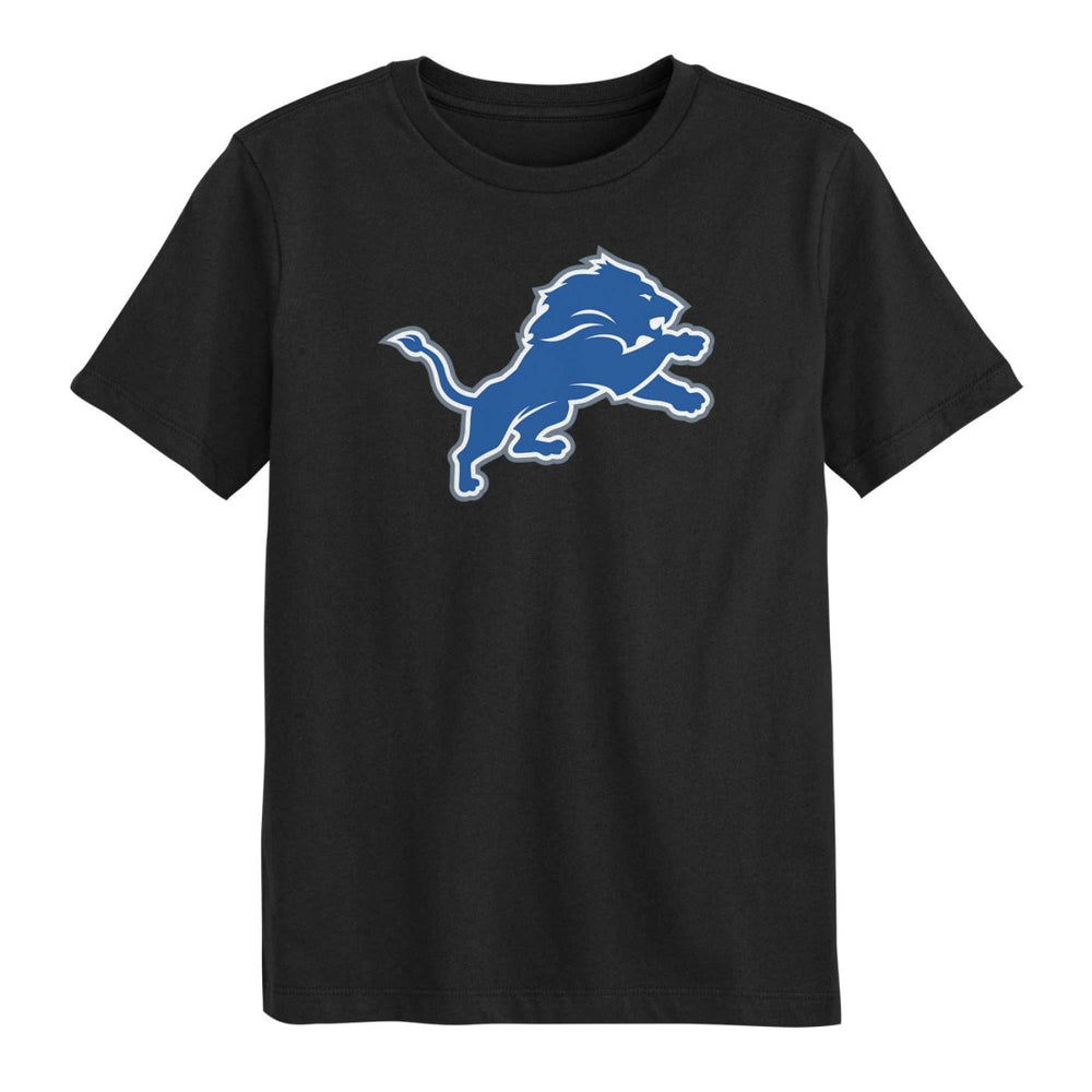 Detroit Lions Preschool Primary Logo T-Shirt Black - NFL