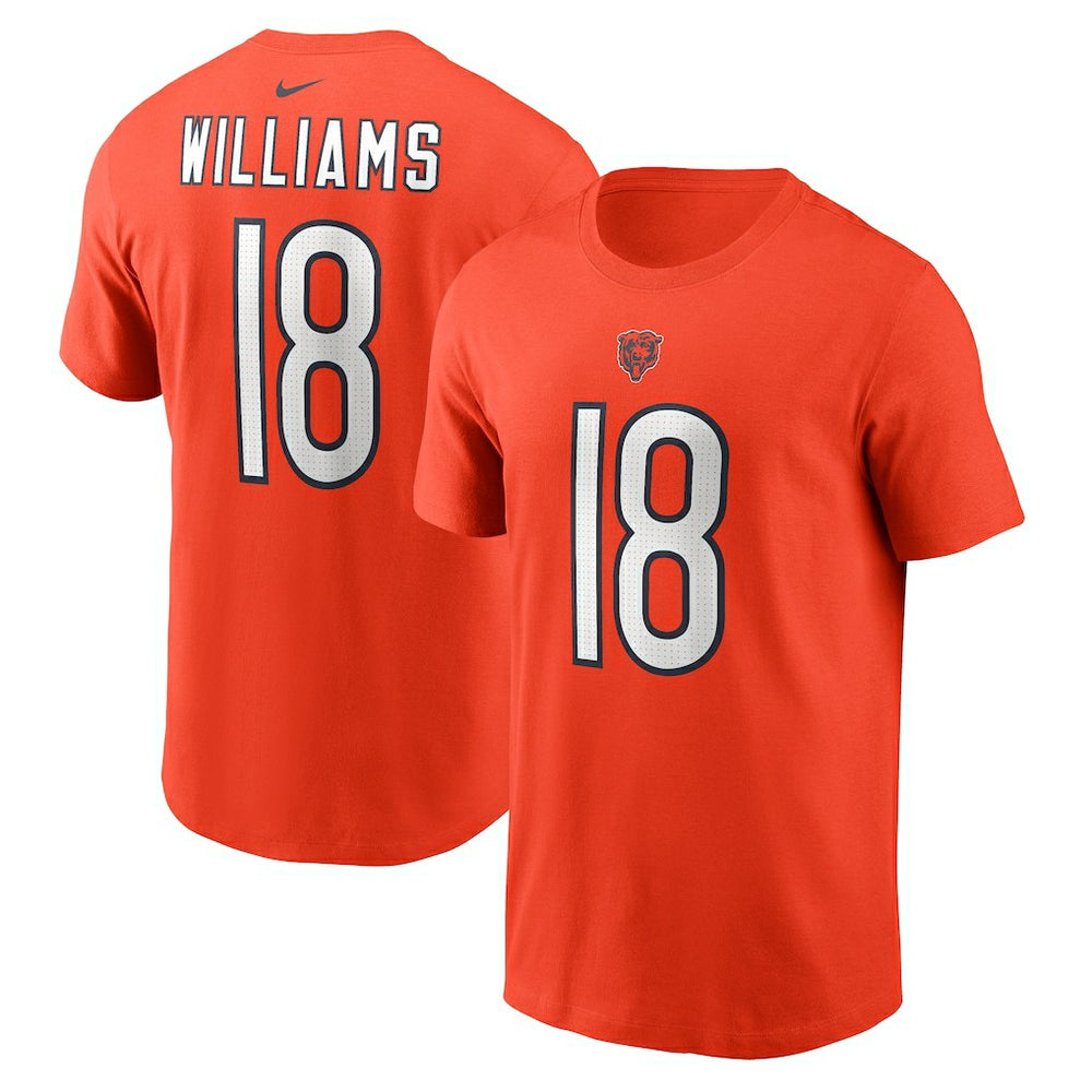Caleb Williams Chicago Bears Name & Number T-Shirt Orange - Nike