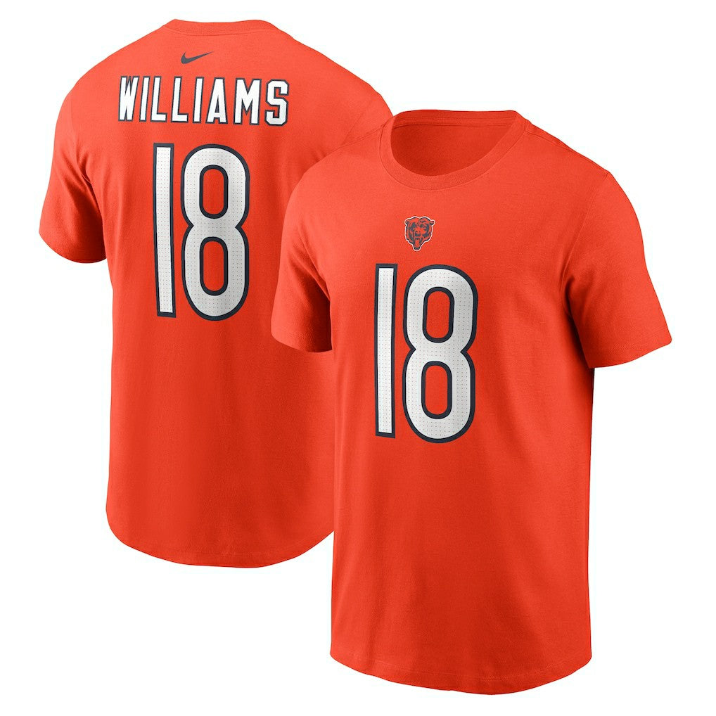 Caleb Williams Chicago Bears Name & Number T-Shirt Orange - Nike