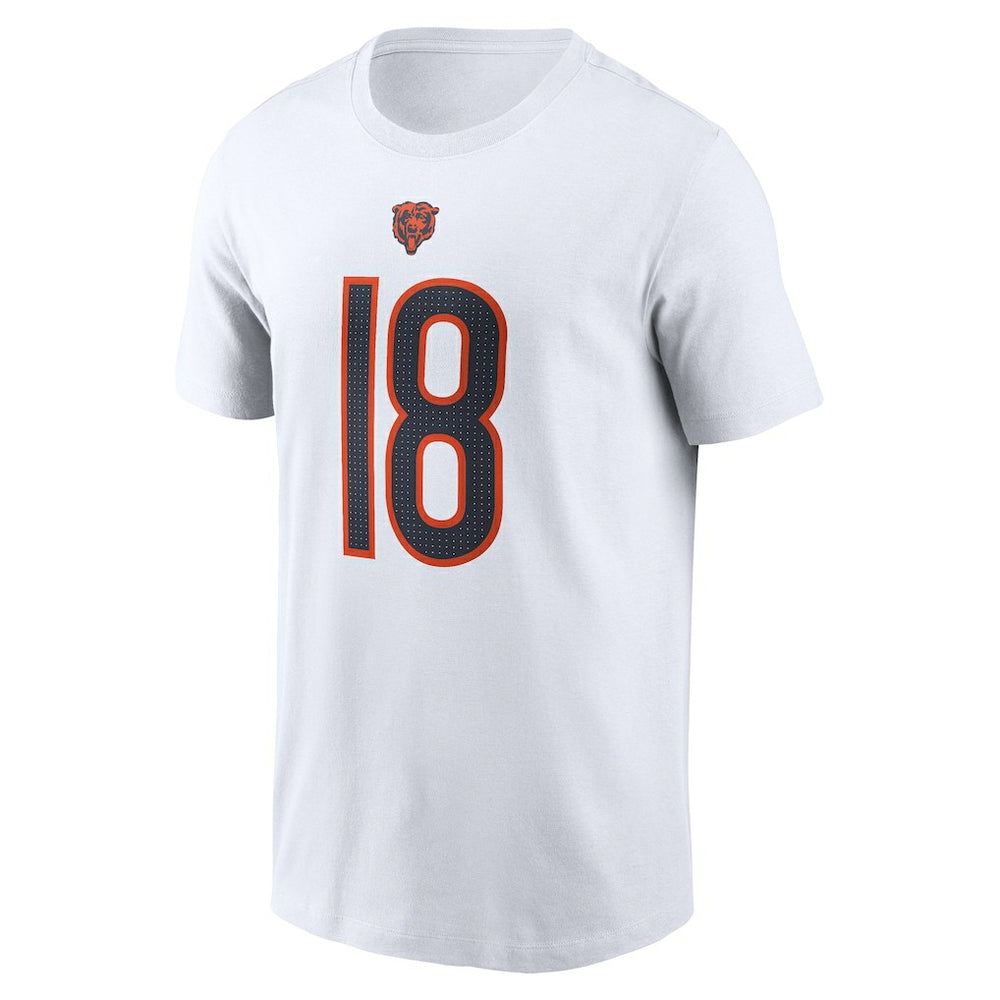 Caleb Williams Chicago Bears Name & Number T-Shirt White - Nike
