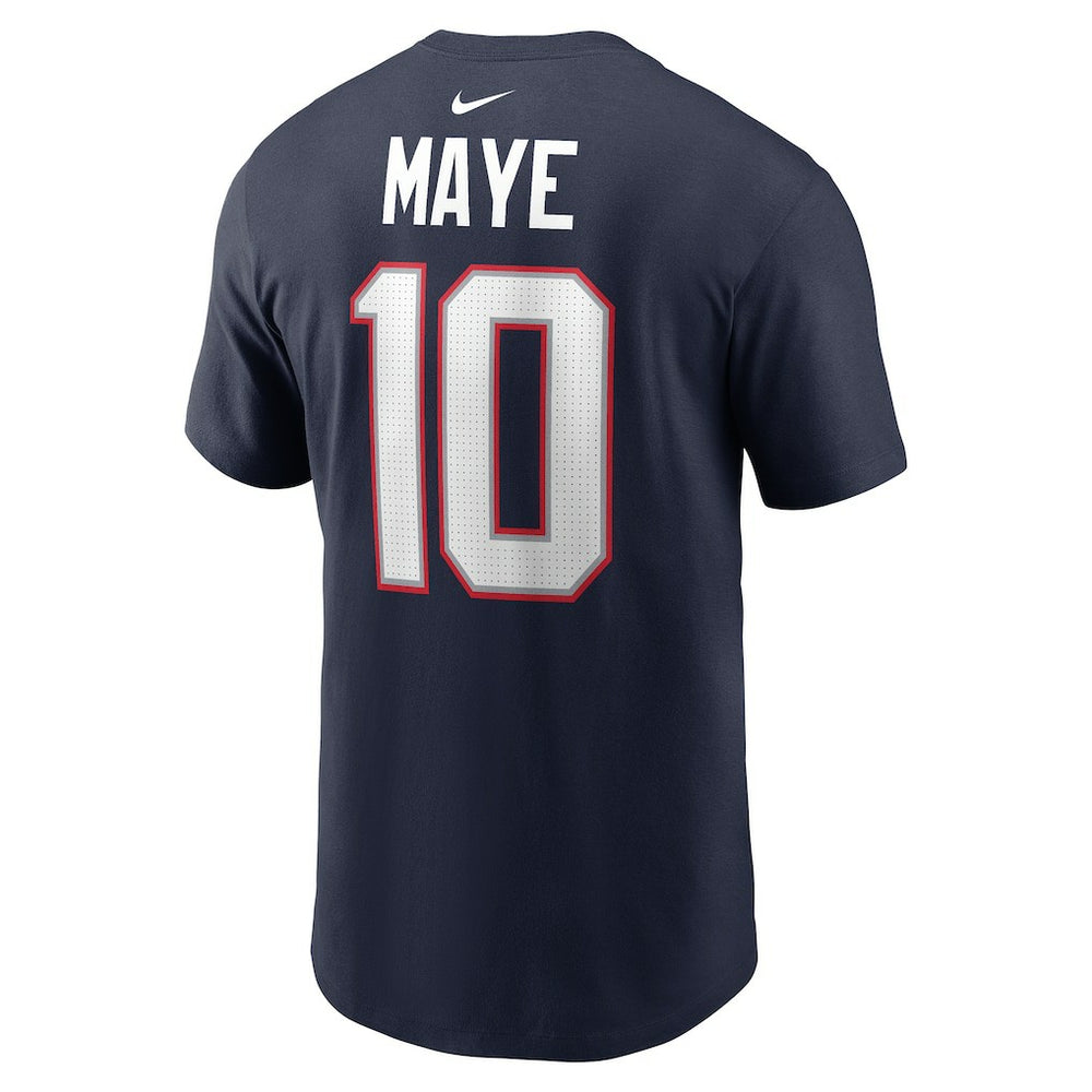 Drake Maye New England Patriots Youth Fuse Name & Number T-Shirt Navy - Nike