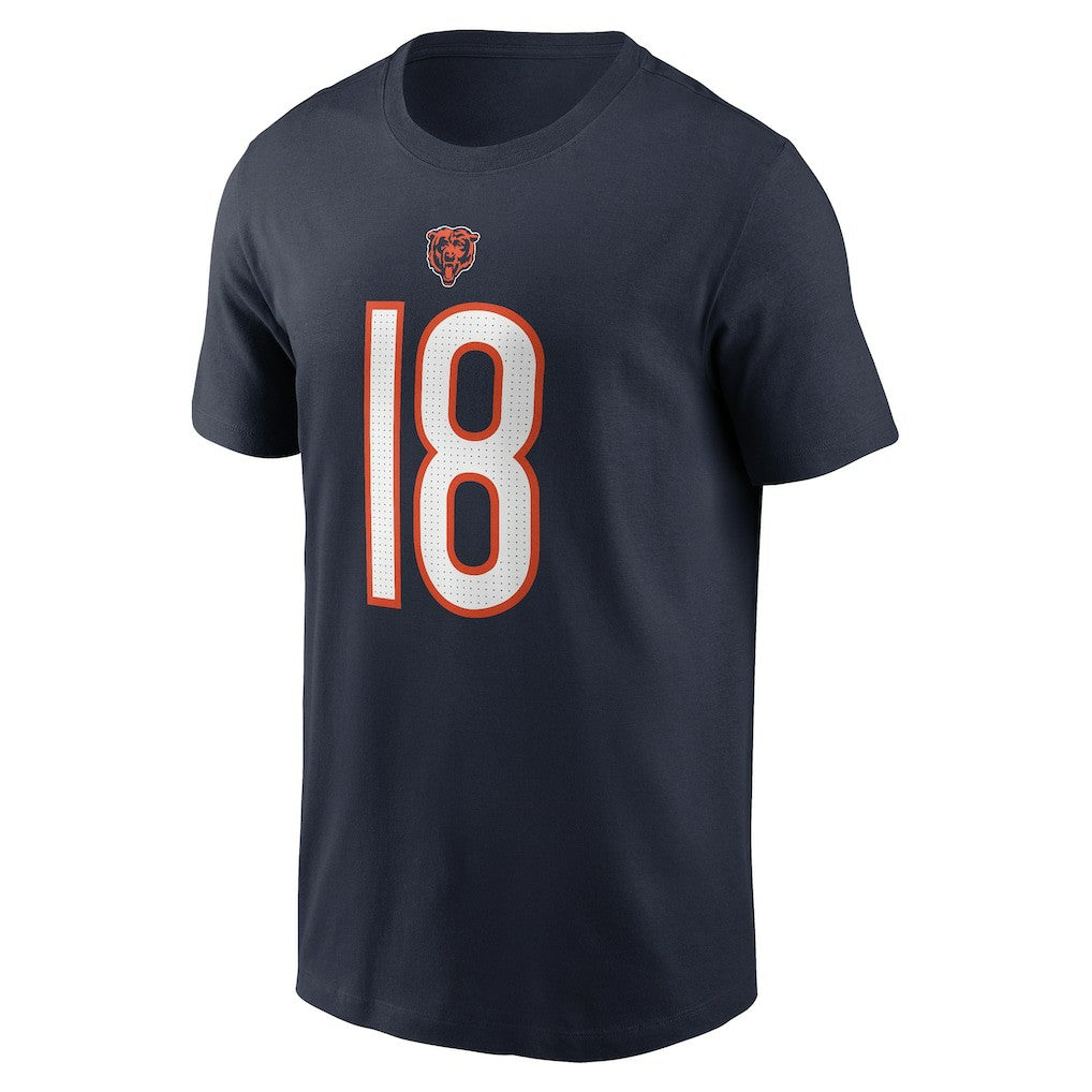 Caleb Williams Chicago Bears Youth Fuse Name & Number T-Shirt Navy - Nike
