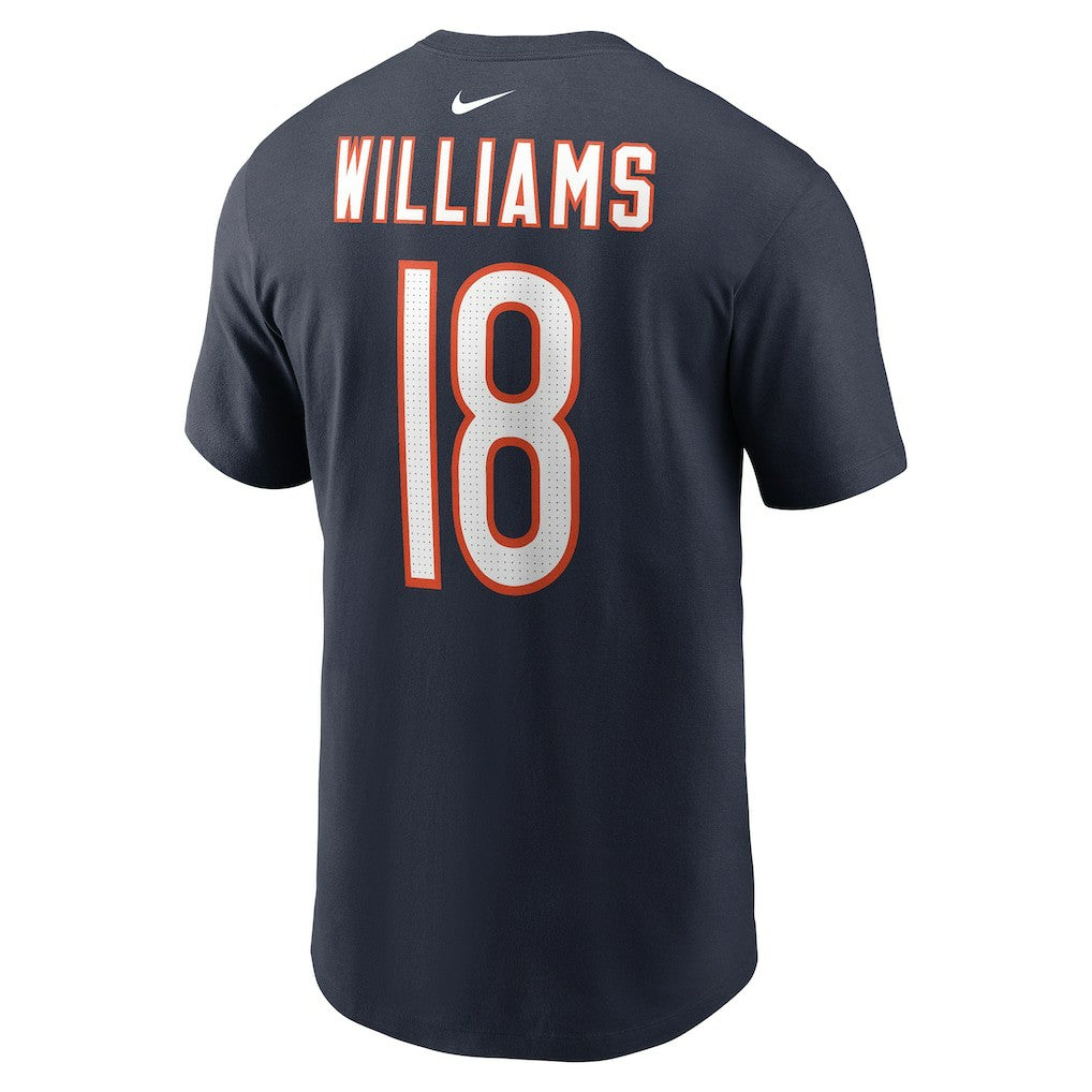 Caleb Williams Chicago Bears Youth Fuse Name & Number T-Shirt Navy - Nike