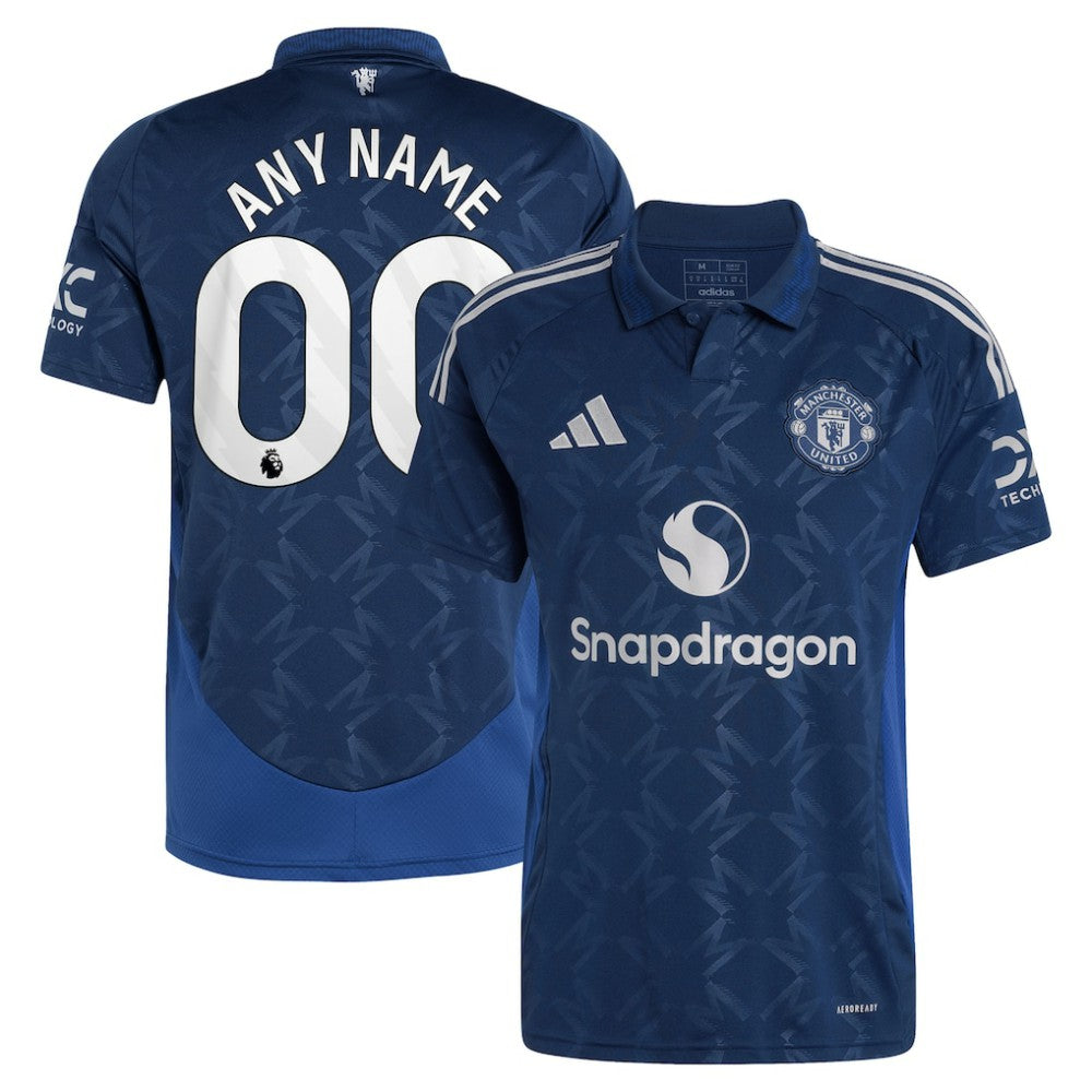 Adidas Manchester United 2024/25 Away Replica Custom Jerseys - Navy