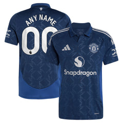 Adidas Manchester United 2024/25 Away Replica Custom Jerseys - Navy