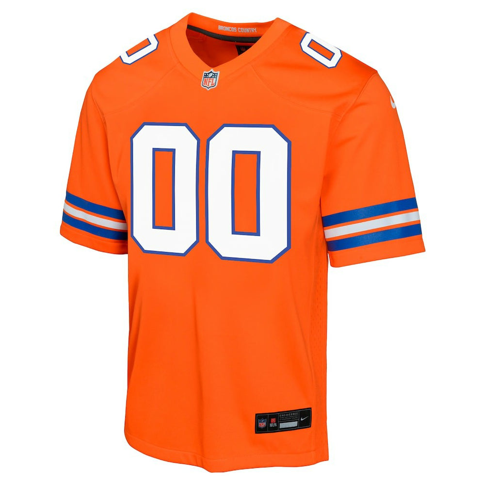 Denver Broncos Youth Mile High Collection 1977 Throwback Custom Game Jersey Orange - Nike