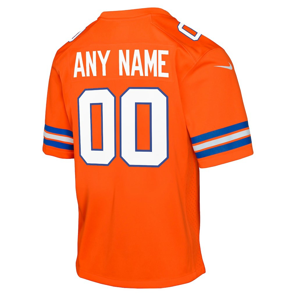 Denver Broncos Youth Mile High Collection 1977 Throwback Custom Game Jersey Orange - Nike