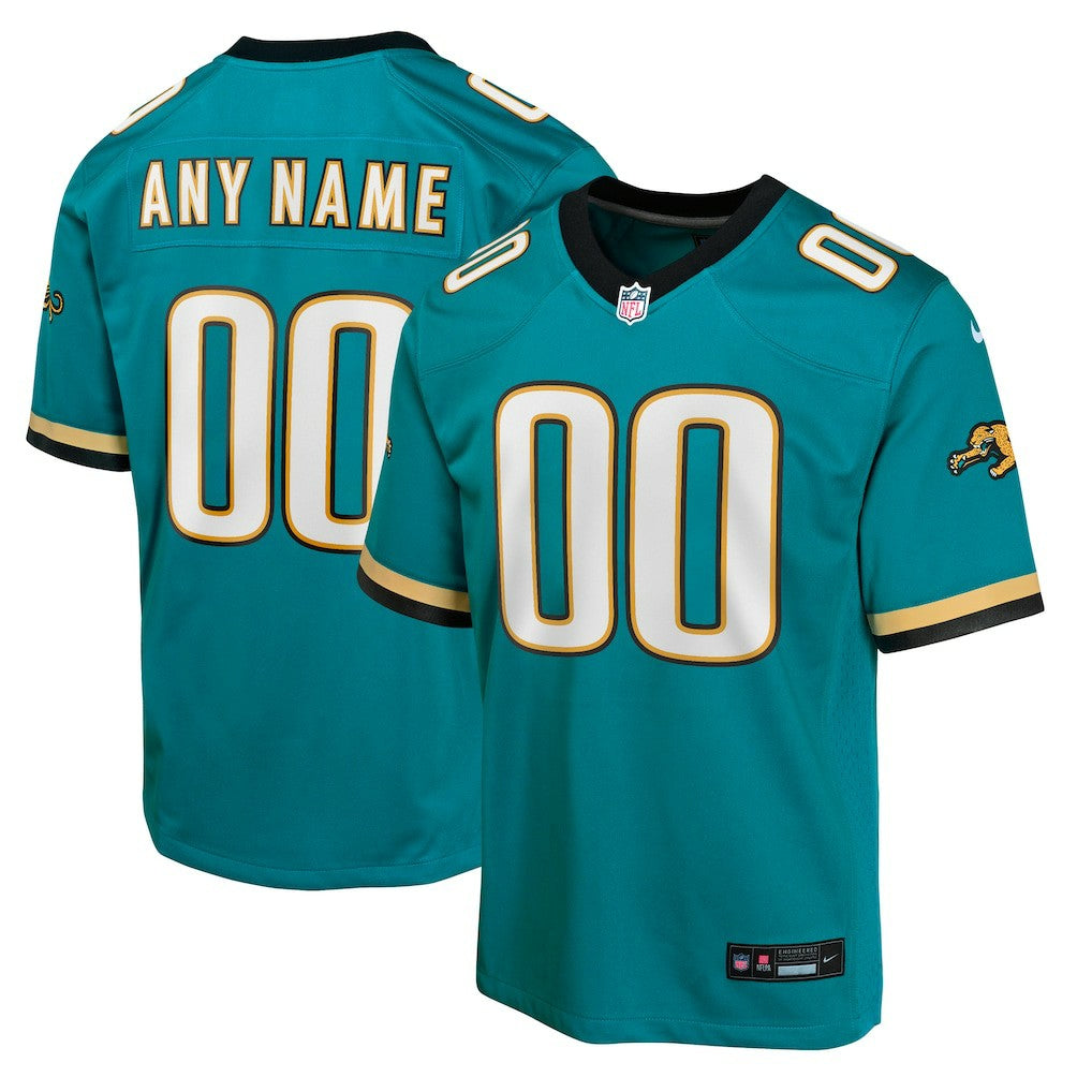 Jacksonville Jaguars Youth Prowler Throwback Custom Game Jersey Teal - Nike