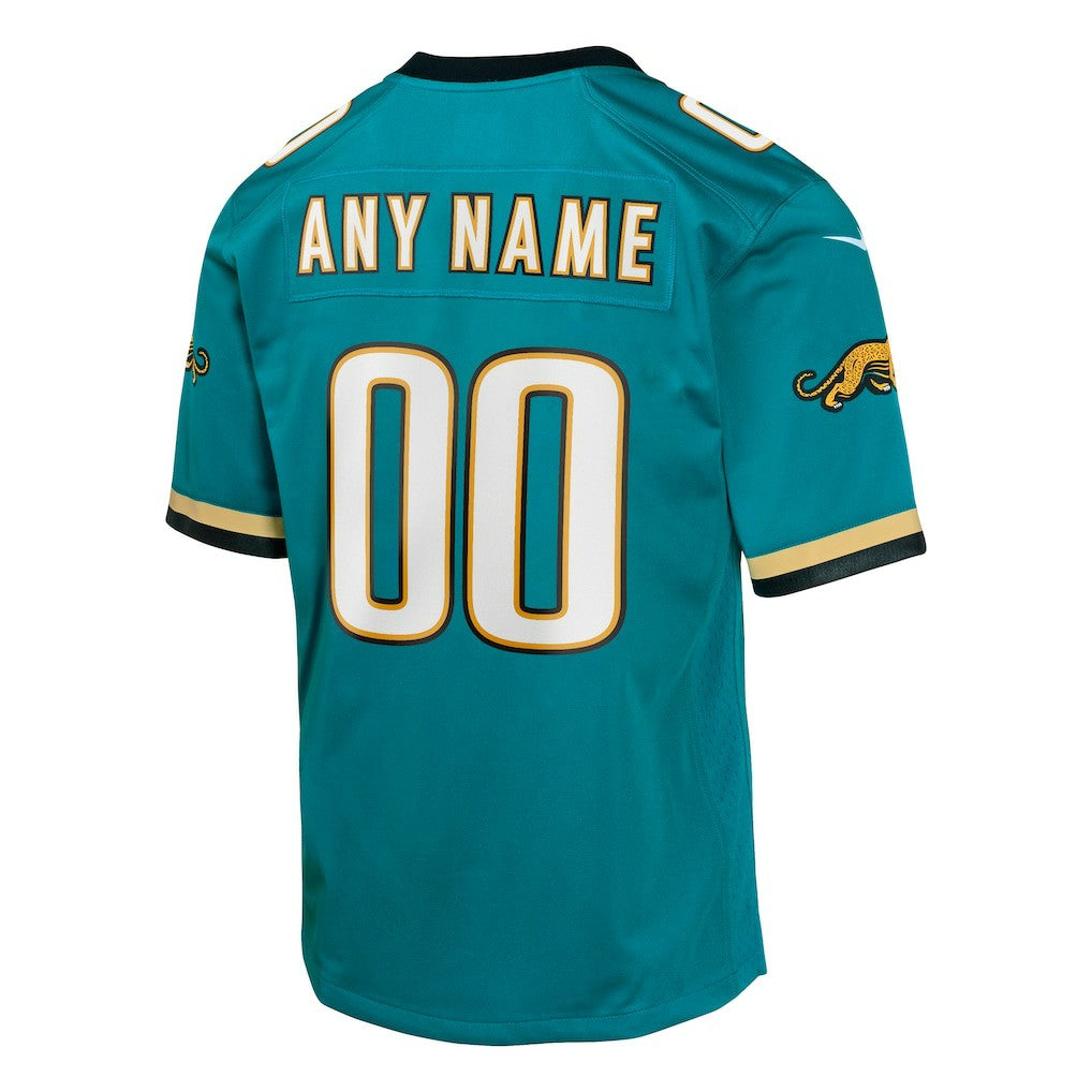 Jacksonville Jaguars Youth Prowler Throwback Custom Game Jersey Teal - Nike