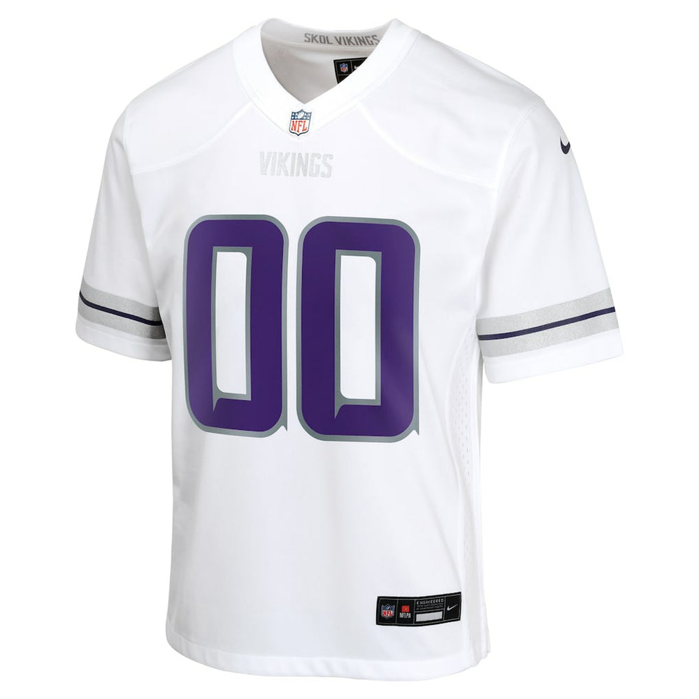 Minnesota Vikings Youth Alternate Custom Game Jersey White - Nike