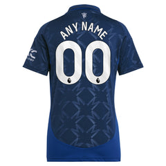 Adidas Manchester United Women's 2024/25 Away Replica Custom Jerseys - Navy
