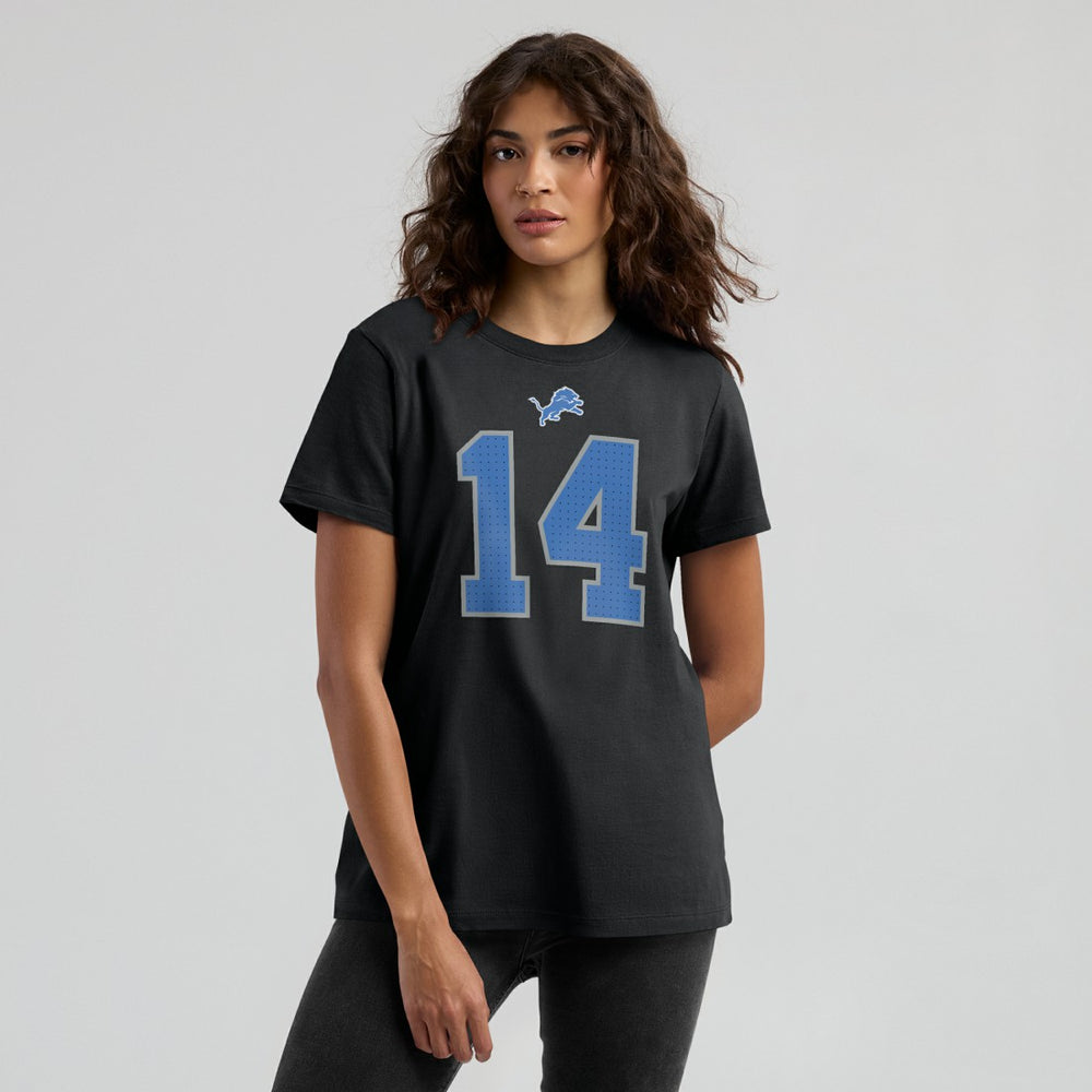Amon-Ra St. Brown Detroit Lions Women's Player Name & Number T-Shirt Black - Nike
