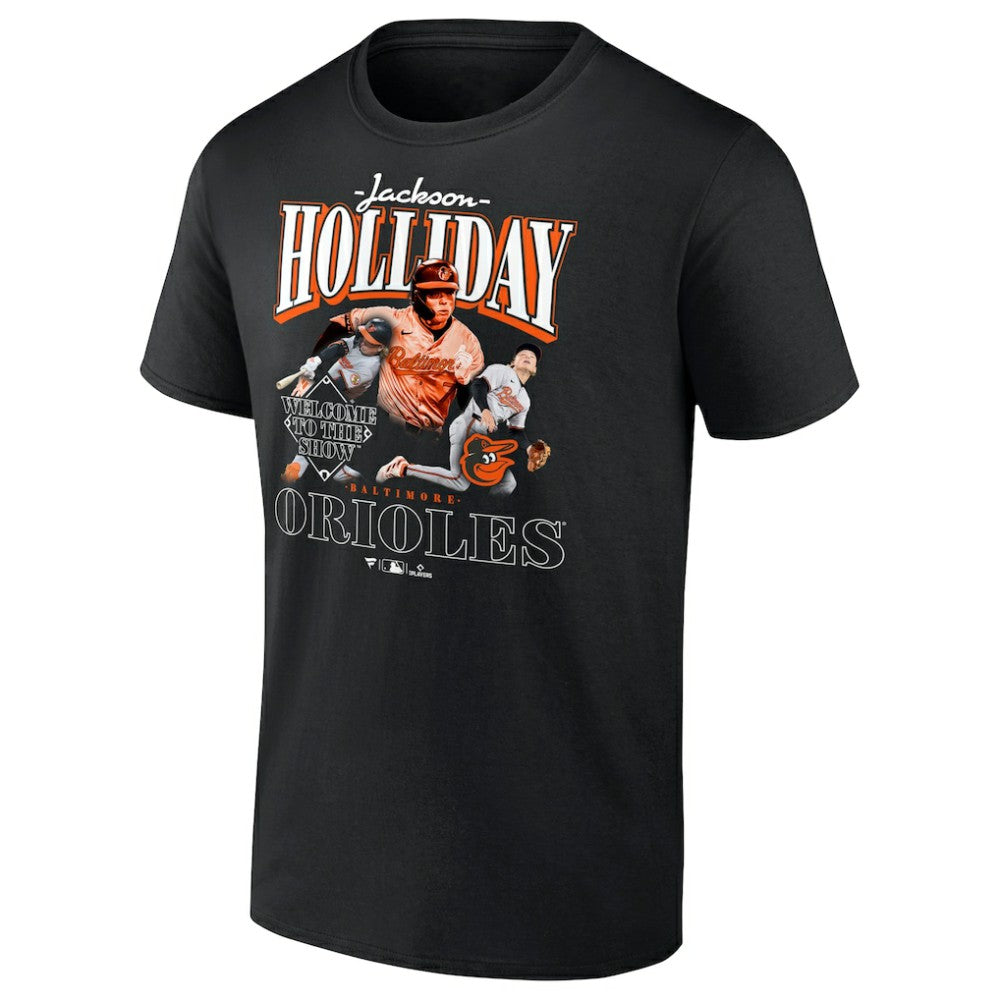 Jackson Holliday Baltimore Orioles Welcome to the Show T-Shirt discount