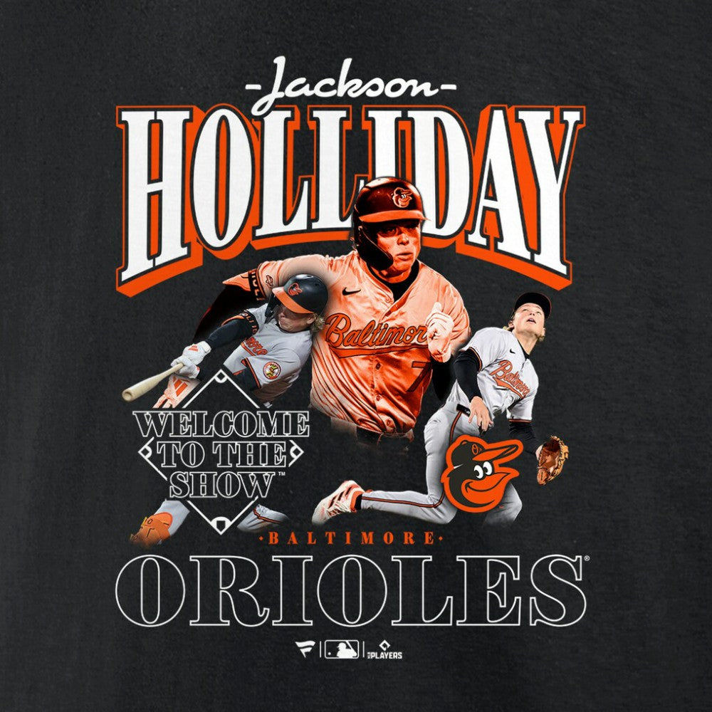 Jackson Holliday Baltimore Orioles Welcome to the Show T-Shirt discount