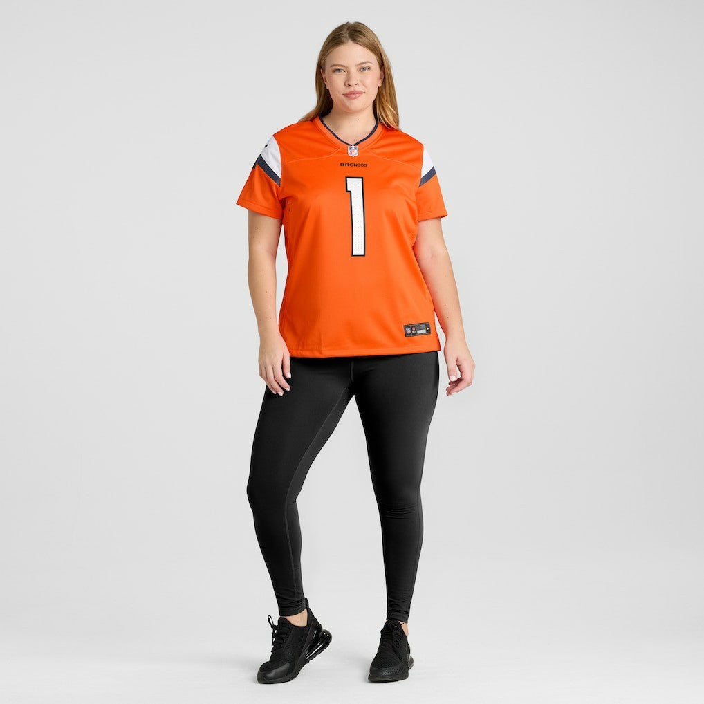 Denver Broncos Women's #1 Mom Game Jersey Orange - Nike