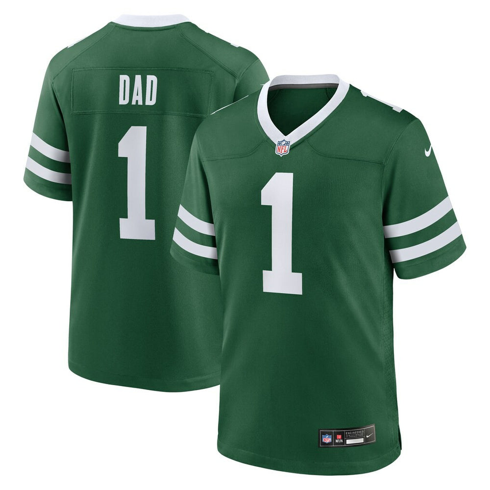 New York Jets #1 Dad Game Jersey Legacy Green - Nike