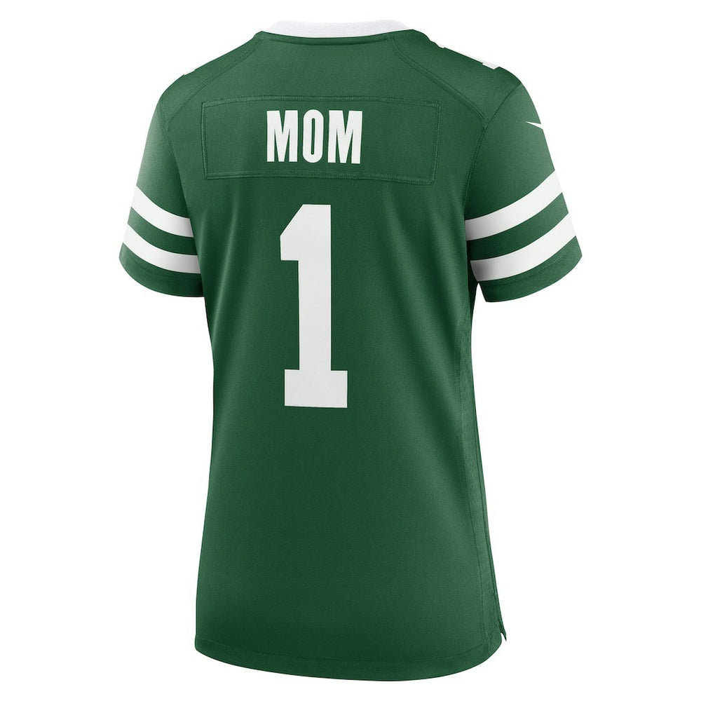 New York Jets Women's #1 Mom Game Jersey Legacy Green - Nike