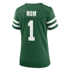 New York Jets Women's #1 Mom Game Jersey Legacy Green - Nike