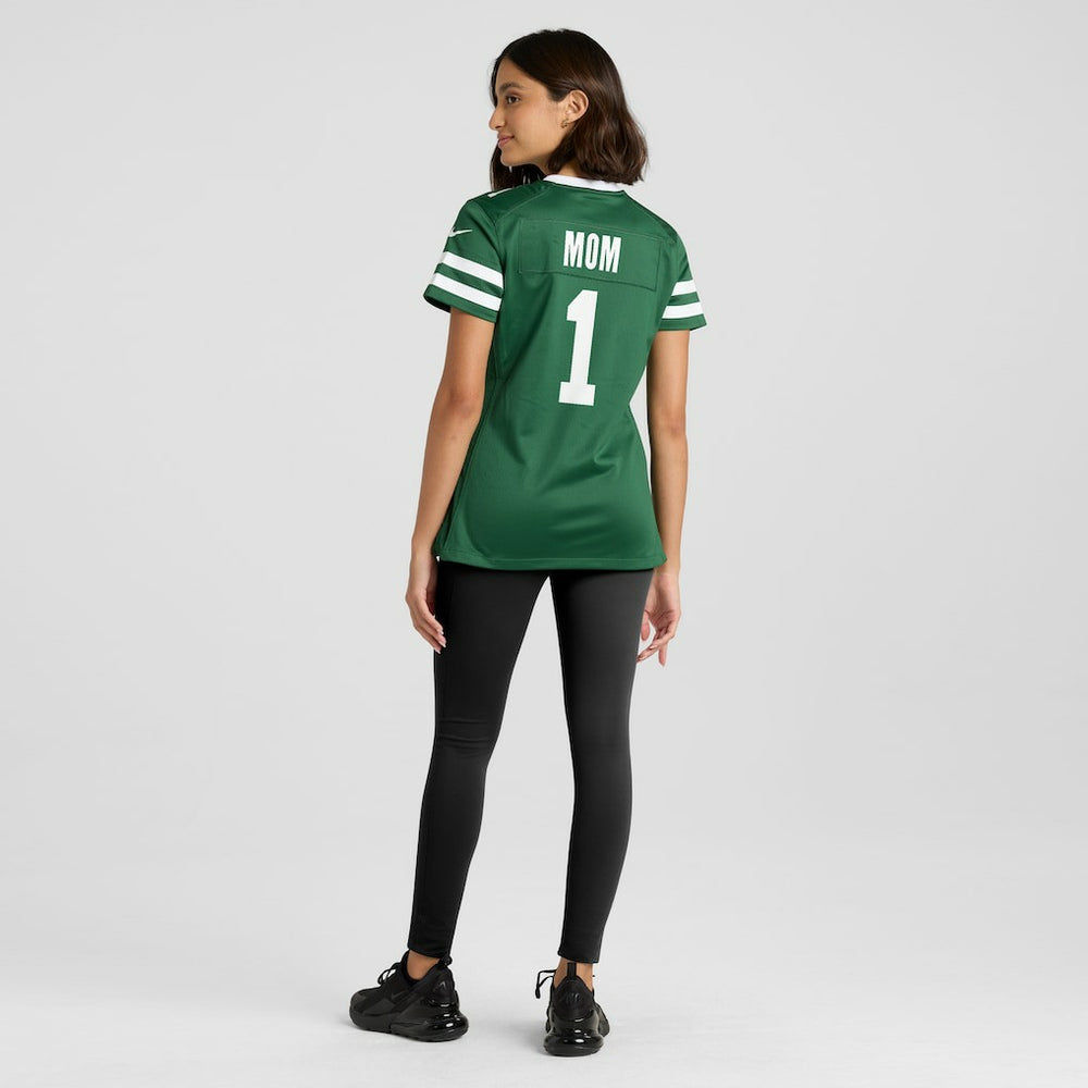 New York Jets Women's #1 Mom Game Jersey Legacy Green - Nike