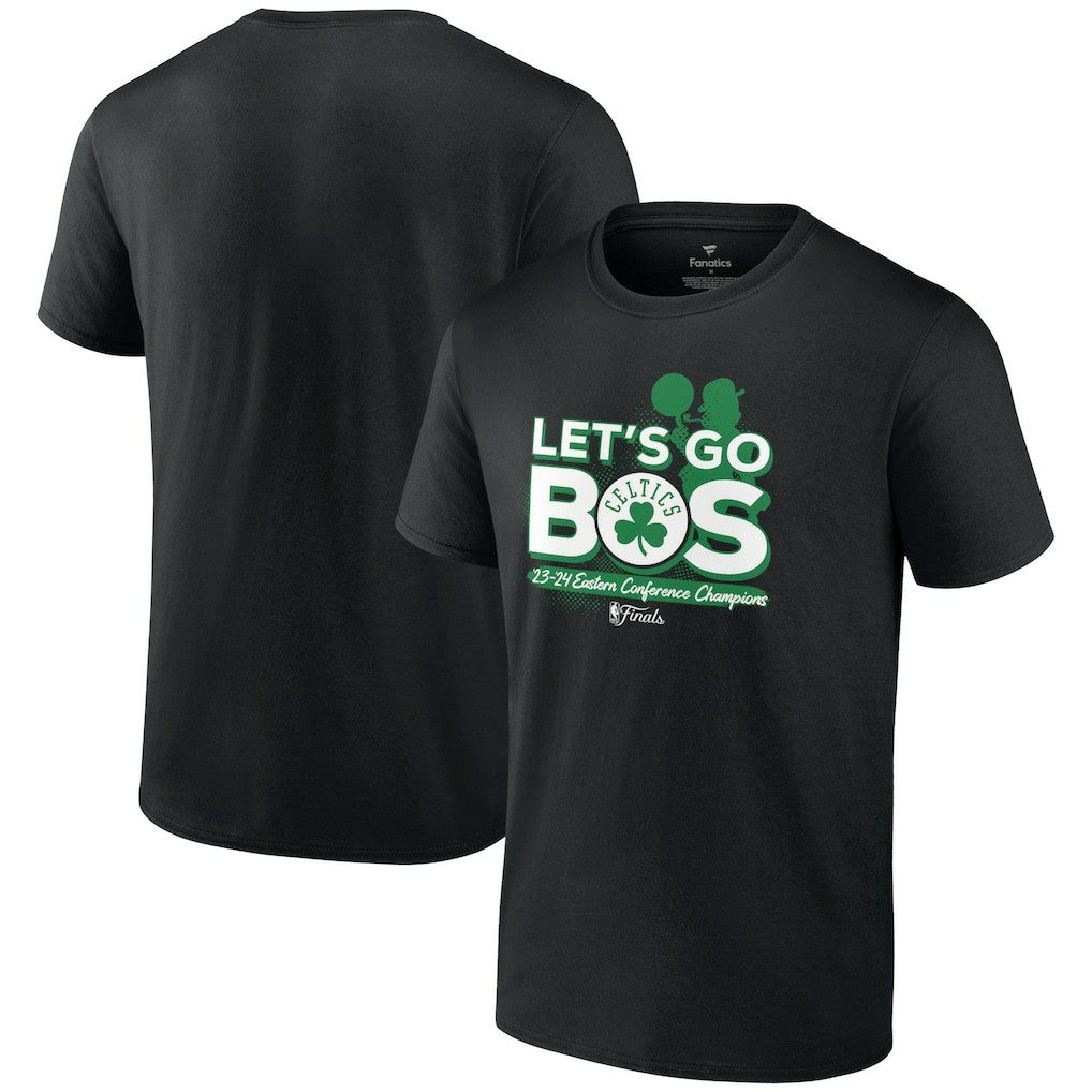 Fanatics - Boston Celtics 2024 Eastern Conference Champions Layup Drill T-Shirt - Black