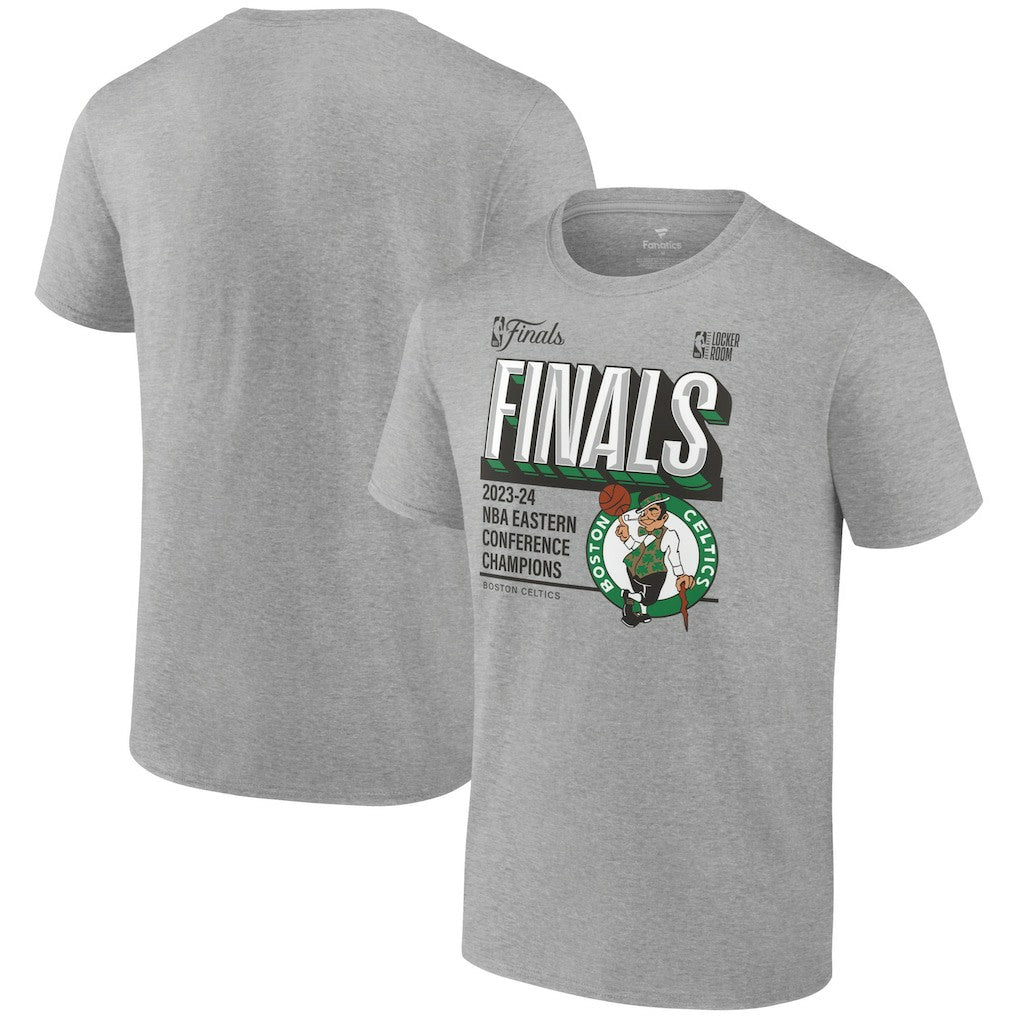 Fanatics - Boston Celtics 2024 Eastern Conference Champions Locker Room Post Up Move T-Shirt - Steel