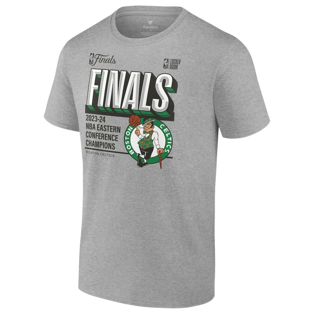 Fanatics - Boston Celtics 2024 Eastern Conference Champions Locker Room Post Up Move T-Shirt - Steel