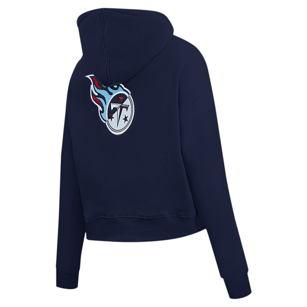 Tennessee Titans Pro Standard Women's Split Logo Full-Zip Hoodie Navy - NFL