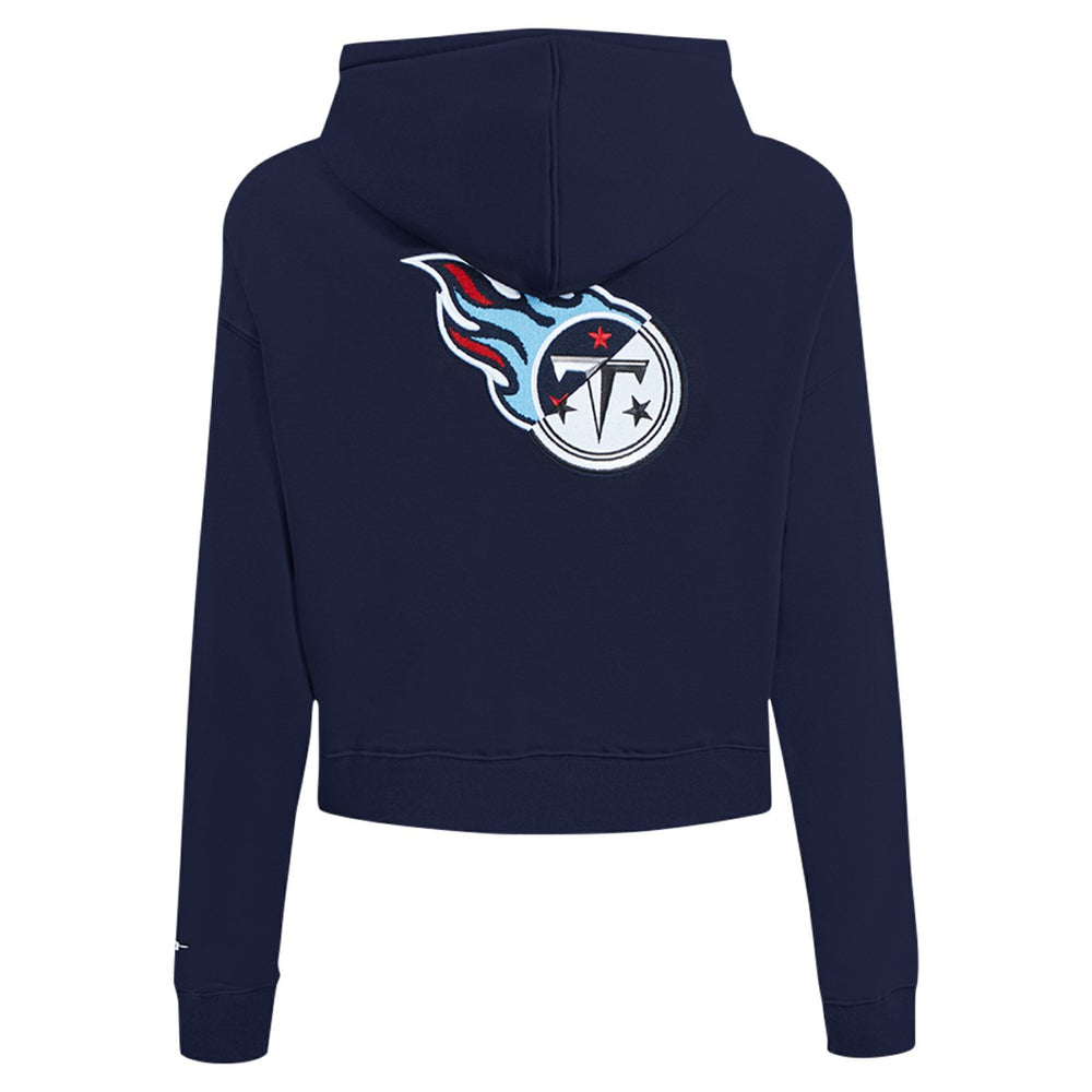 Tennessee Titans Pro Standard Women's Split Logo Full-Zip Hoodie Navy - NFL