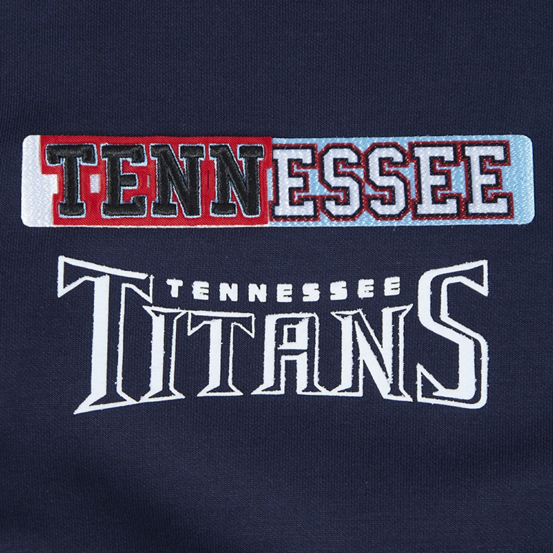 Tennessee Titans Pro Standard Women's Split Logo Full-Zip Hoodie Navy - NFL