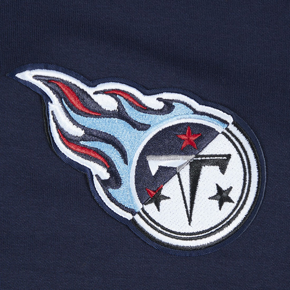 Tennessee Titans Pro Standard Women's Split Logo Full-Zip Hoodie Navy - NFL
