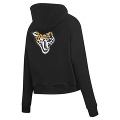 Jacksonville Jaguars Pro Standard Women's Split Logo Full-Zip Hoodie Black - NFL