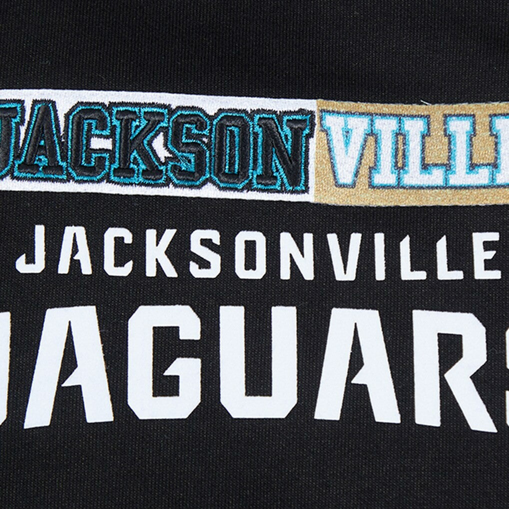 Jacksonville Jaguars Pro Standard Women's Split Logo Full-Zip Hoodie Black - NFL