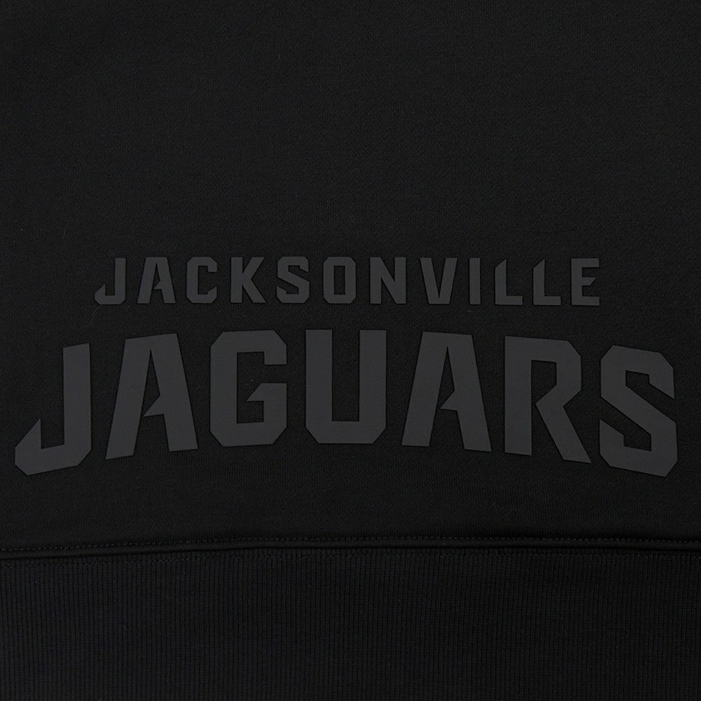 Jacksonville Jaguars Pro Standard Women's Jeweled Cropped Pullover Hoodie Black - NFL