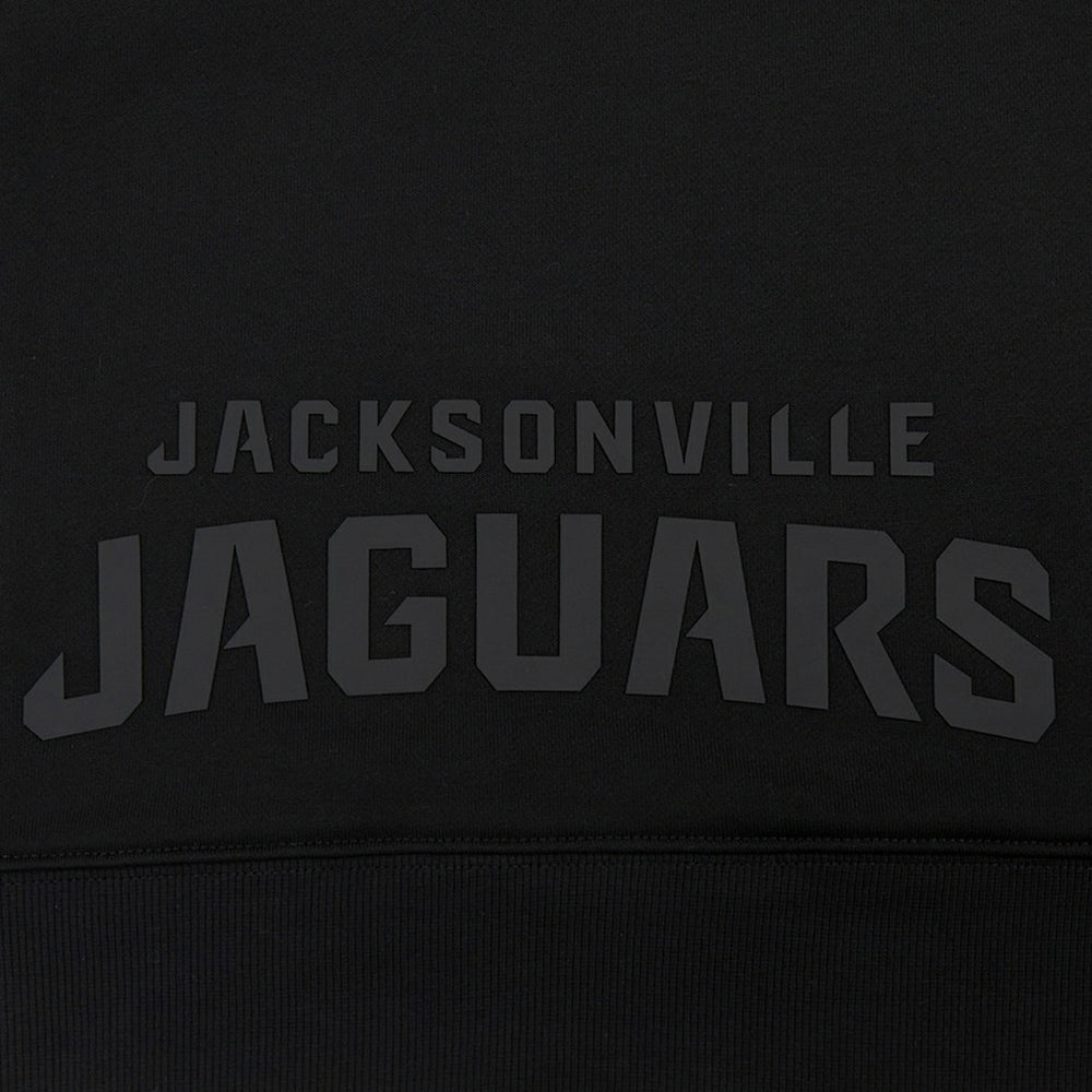 Jacksonville Jaguars Pro Standard Women's Jeweled Cropped Pullover Hoodie Black - NFL