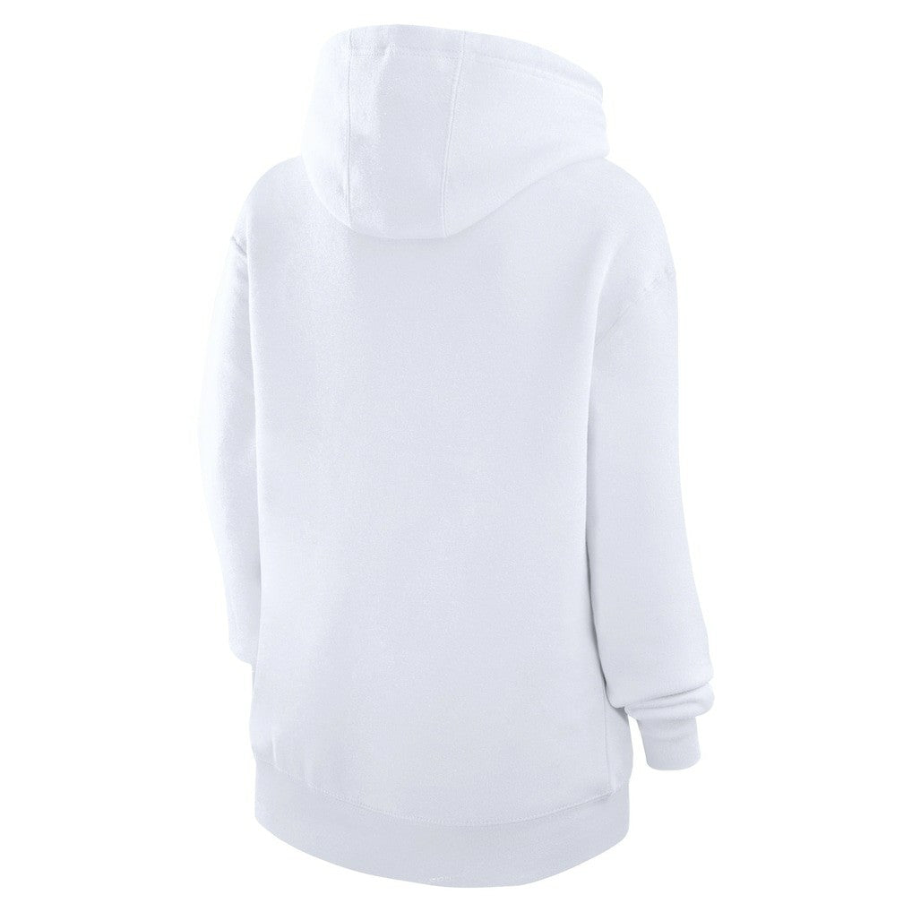 Chicago Bears G-III 4Her by Carl Banks Women's Team Logo Graphic Fleece Tri-Blend Pullover Hoodie White - NFL