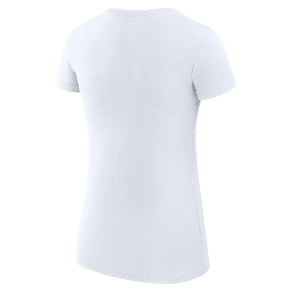 Calgary Flames - G-III 4Her by Carl Banks Women's Super-Slim Fit Lightweight Team Logo Graphic T-Shirt White