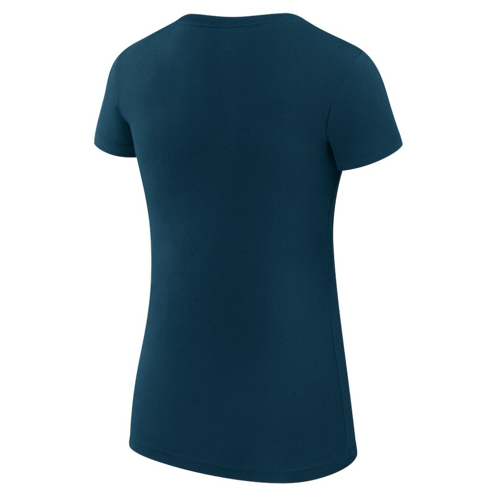 Winnipeg Jets - G-III 4Her by Carl Banks Women's Super-Slim Fit Lightweight Team Logo Graphic T-Shirt Navy