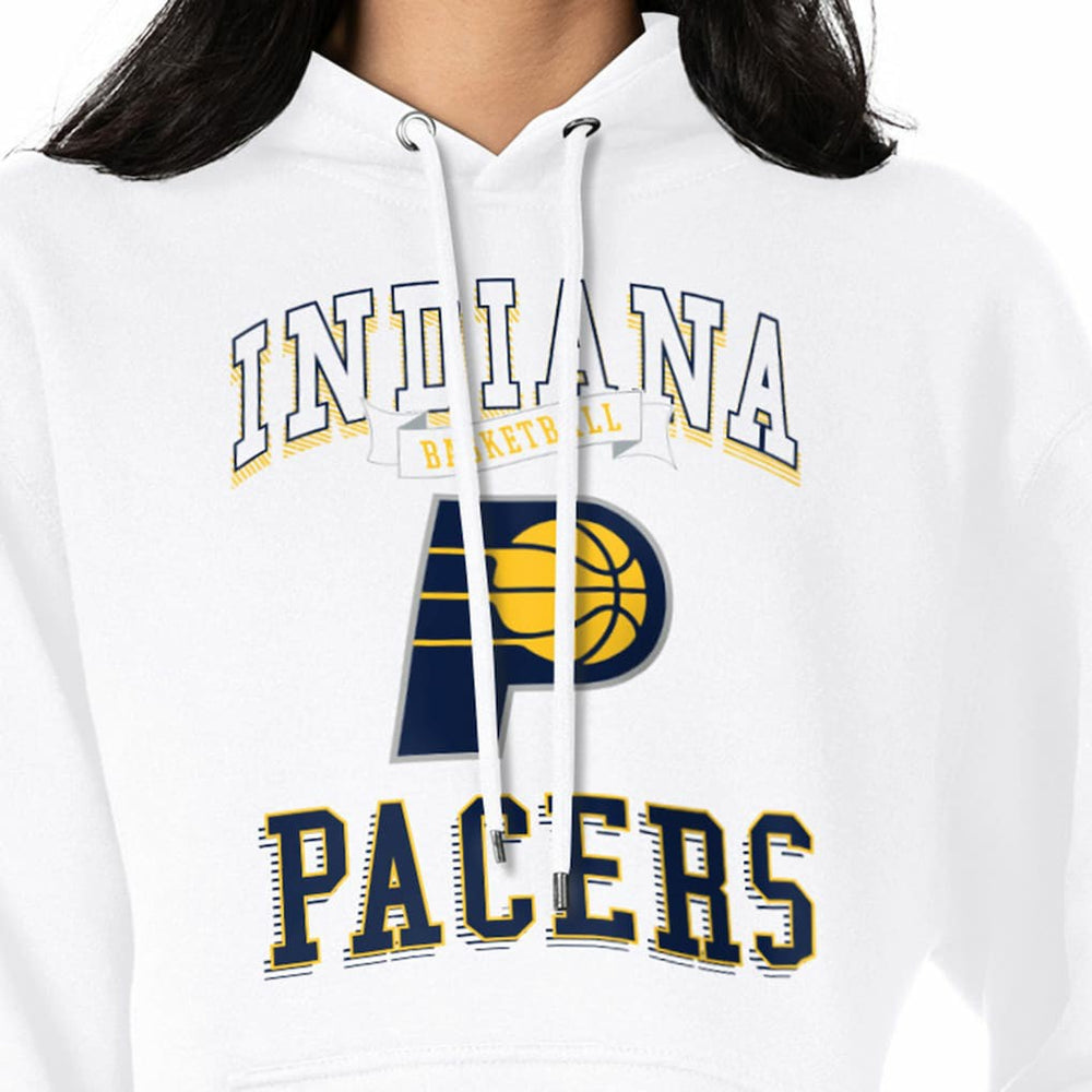 NBA - Indiana Pacers G-III 4Her by Carl Banks Women's Graphic Fleece Pullover Hoodie - White