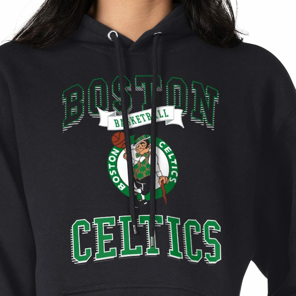 NBA - Boston Celtics G-III 4Her by Carl Banks Women's Graphic Fleece Pullover Hoodie - Black
