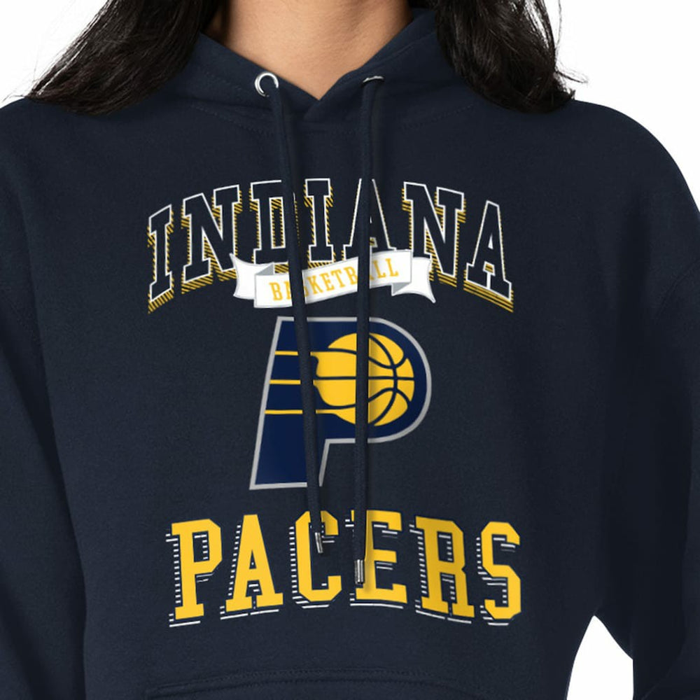 NBA - Indiana Pacers G-III 4Her by Carl Banks Women's Graphic Fleece Pullover Hoodie - Navy
