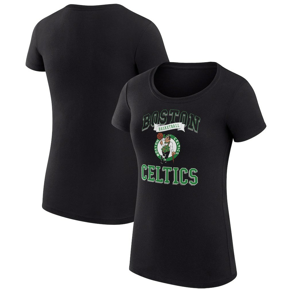 NBA - Boston Celtics G-III 4Her by Carl Banks Women's Super-Slim Fit Lightweight Team Logo T-Shirt - Black
