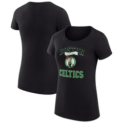 NBA - Boston Celtics G-III 4Her by Carl Banks Women's Super-Slim Fit Lightweight Team Logo T-Shirt - Black