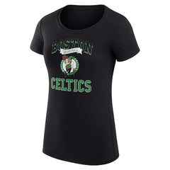 NBA - Boston Celtics G-III 4Her by Carl Banks Women's Super-Slim Fit Lightweight Team Logo T-Shirt - Black