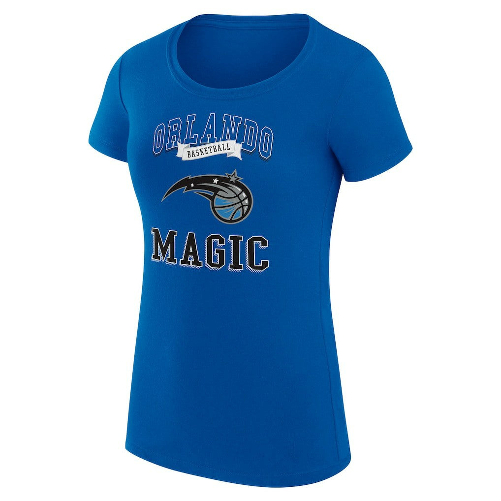 NBA - Orlando Magic G-III 4Her by Carl Banks Women's Super-Slim Fit Lightweight Team Logo T-Shirt - Blue