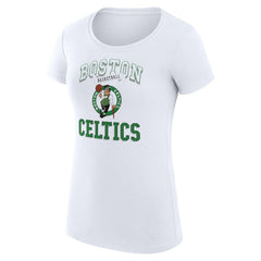 NBA - Boston Celtics G-III 4Her by Carl Banks Women's Super-Slim Fit Lightweight Team Logo T-Shirt - White