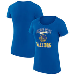 NBA - Golden State Warriors G-III 4Her by Carl Banks Women's Super-Slim Fit Lightweight Team Logo T-Shirt - Royal