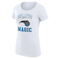 NBA - Orlando Magic G-III 4Her by Carl Banks Women's Super-Slim Fit Lightweight Team Logo T-Shirt - White