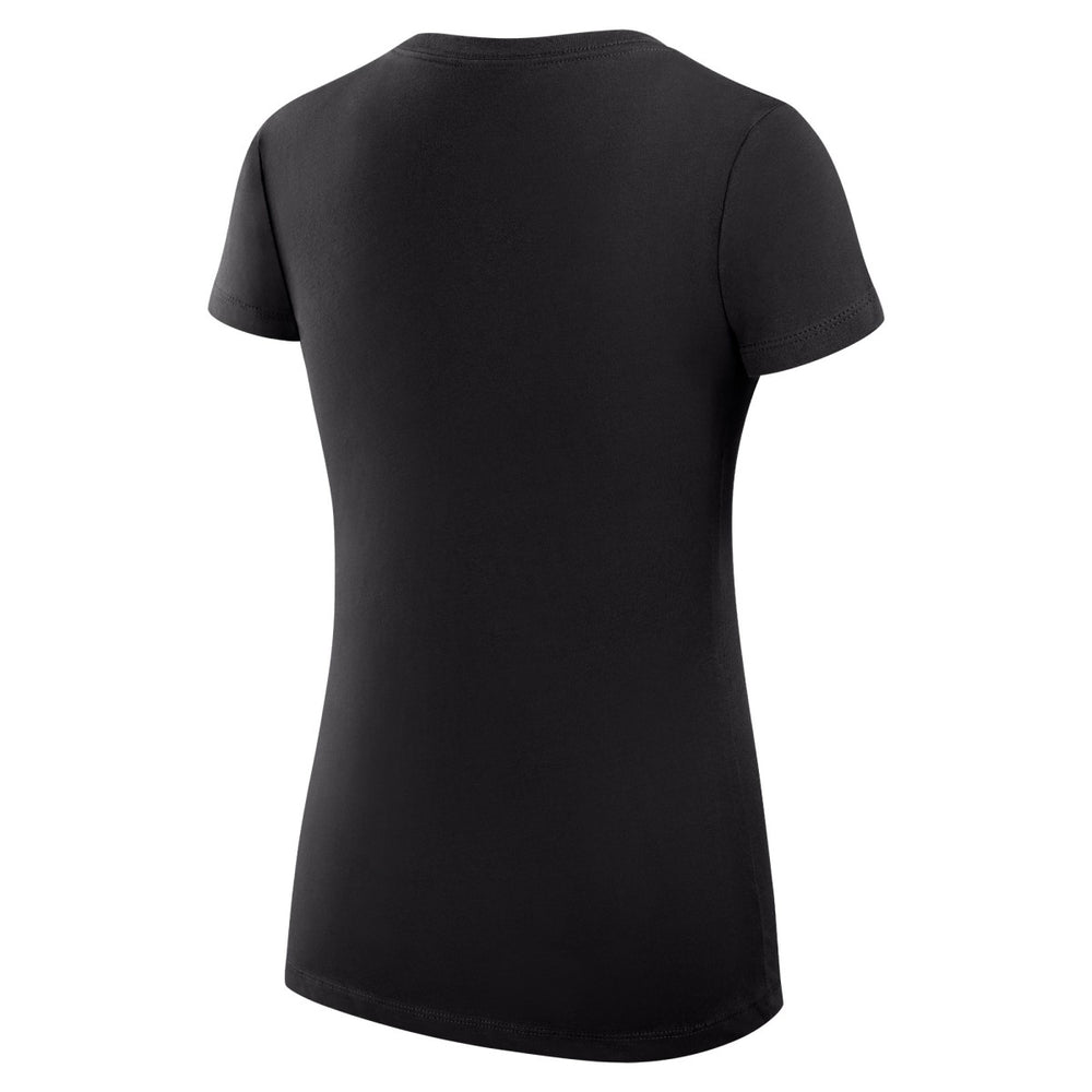 NBA - Los Angeles Lakers G-III 4Her by Carl Banks Women's Super-Slim Fit Lightweight Team Logo V-Neck T-Shirt - Black