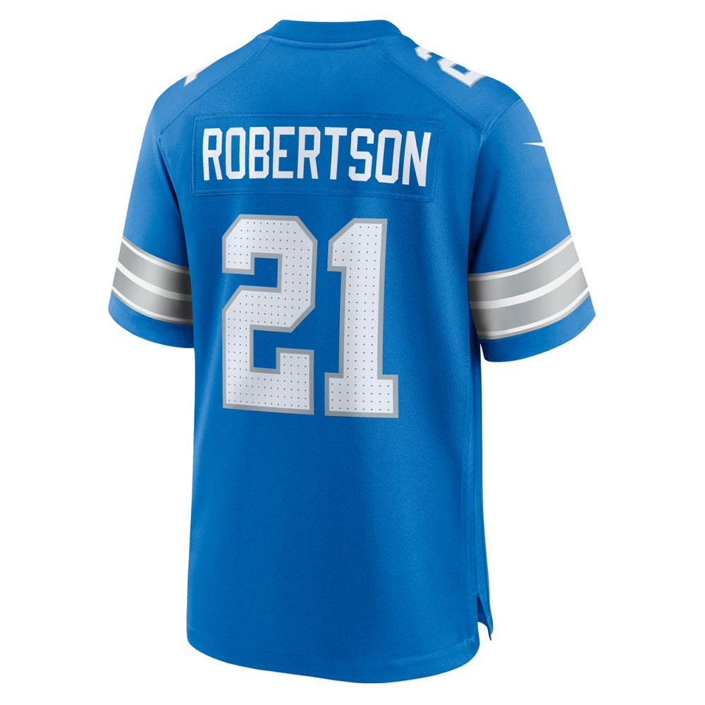 Amik Robertson Detroit Lions Game Jersey Blue - Nike