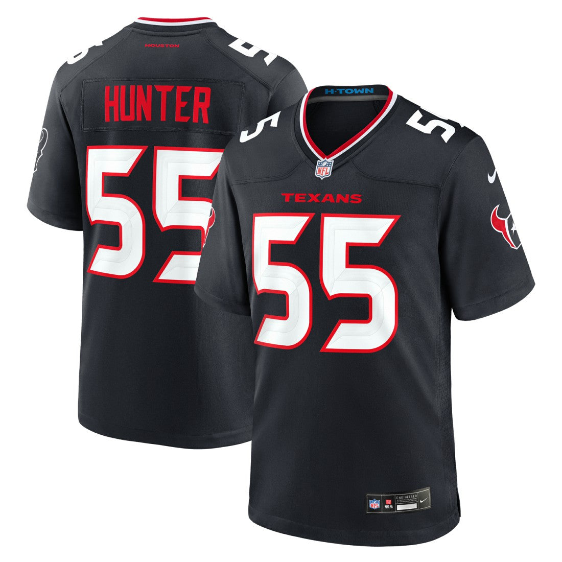 Danielle Hunter Houston Texans Team Game Jersey - Navy | NFL Jerseys